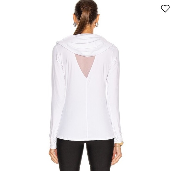 ALALA Flyweight Hoodie Tee Long Sleeve NWT White - Picture 2 of 16